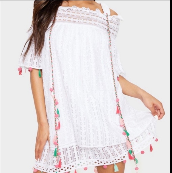 PrettyLittleThing Dresses & Skirts - NWT White Dress Pretty Little Thing